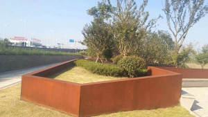 五河耐候钢挡土墙